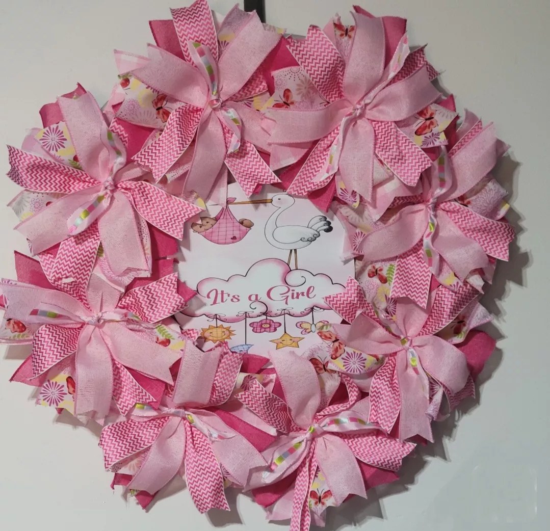 modern spring wreath for front door